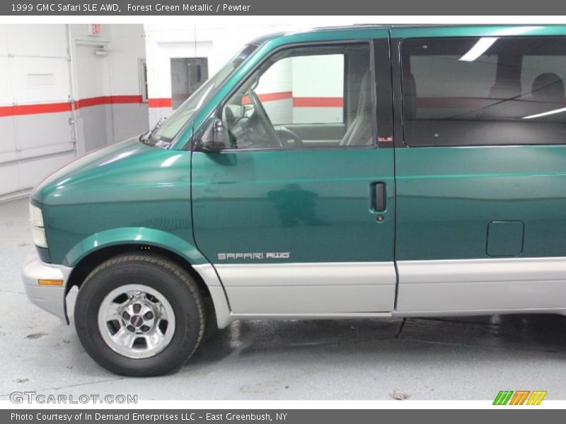 Forest Green Metallic / Pewter 1999 GMC Safari SLE AWD