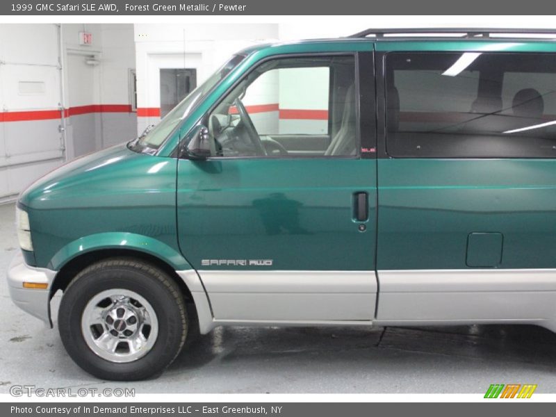 Forest Green Metallic / Pewter 1999 GMC Safari SLE AWD