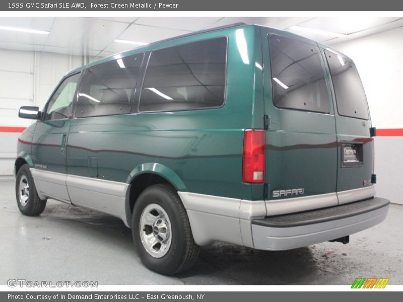 Forest Green Metallic / Pewter 1999 GMC Safari SLE AWD