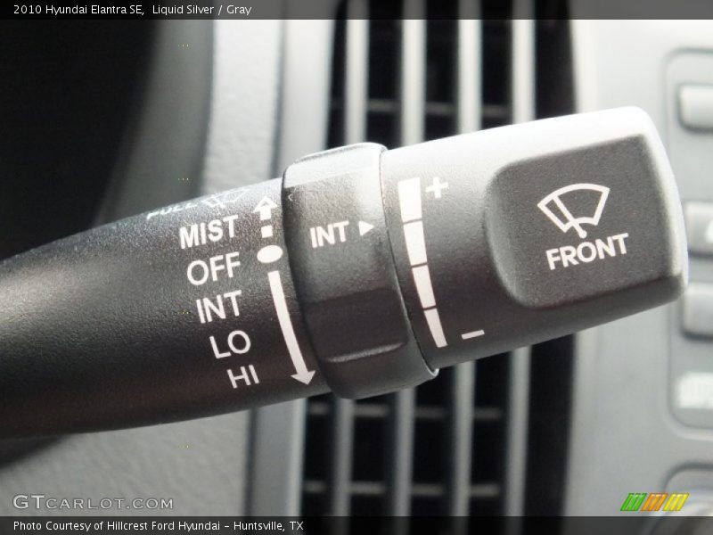 Liquid Silver / Gray 2010 Hyundai Elantra SE