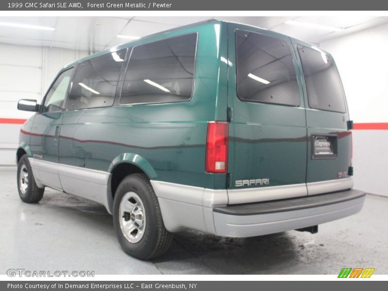 Forest Green Metallic / Pewter 1999 GMC Safari SLE AWD