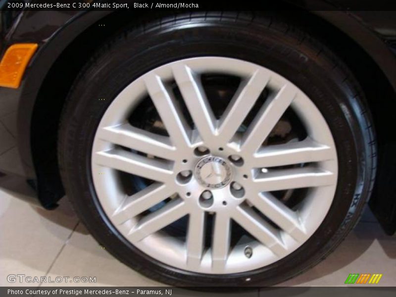Black / Almond/Mocha 2009 Mercedes-Benz C 300 4Matic Sport