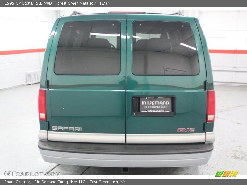 Forest Green Metallic / Pewter 1999 GMC Safari SLE AWD