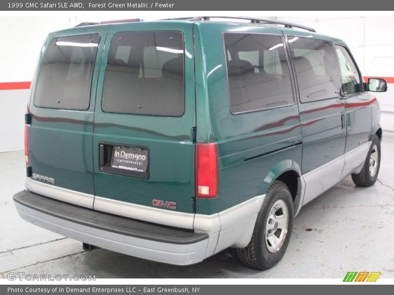 Forest Green Metallic / Pewter 1999 GMC Safari SLE AWD
