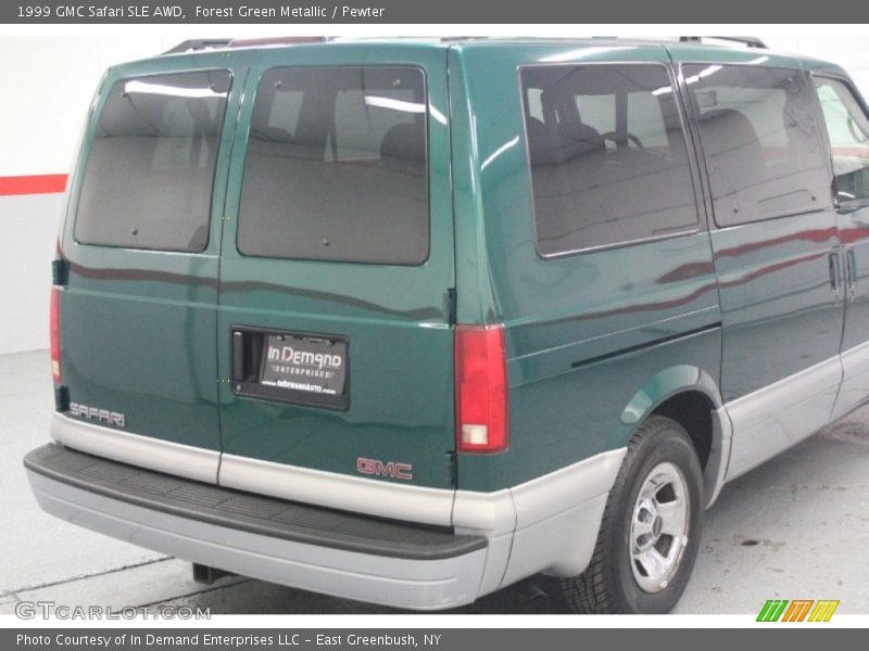 Forest Green Metallic / Pewter 1999 GMC Safari SLE AWD