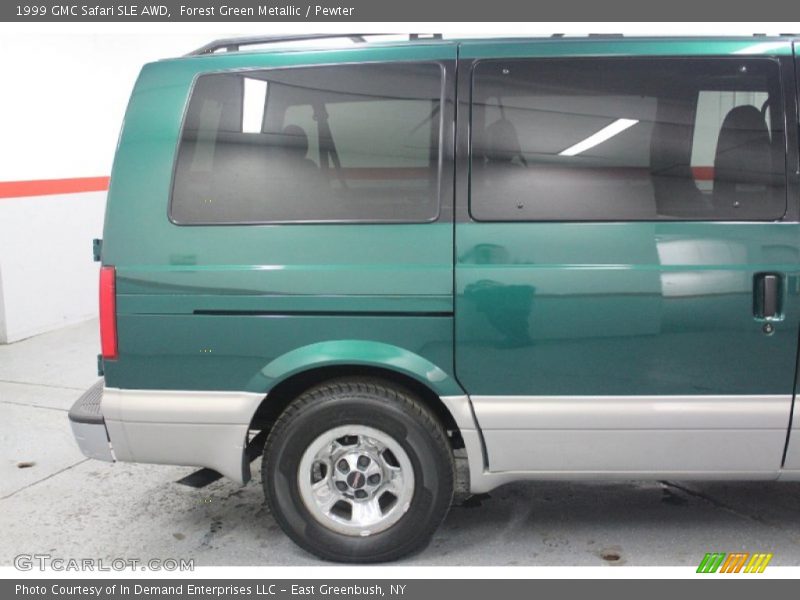 Forest Green Metallic / Pewter 1999 GMC Safari SLE AWD