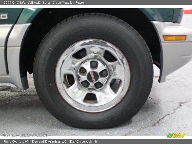 Forest Green Metallic / Pewter 1999 GMC Safari SLE AWD