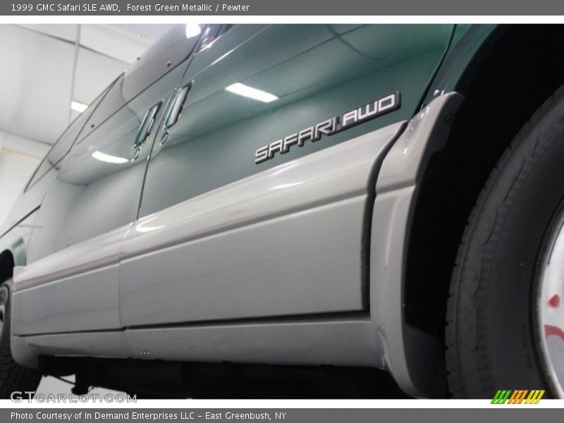 Forest Green Metallic / Pewter 1999 GMC Safari SLE AWD