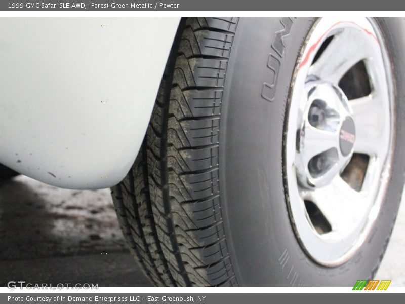 Forest Green Metallic / Pewter 1999 GMC Safari SLE AWD