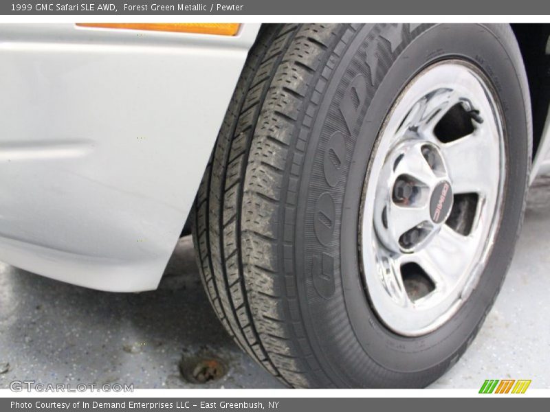Forest Green Metallic / Pewter 1999 GMC Safari SLE AWD