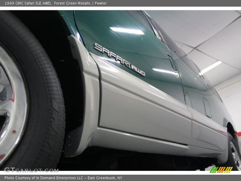 Forest Green Metallic / Pewter 1999 GMC Safari SLE AWD