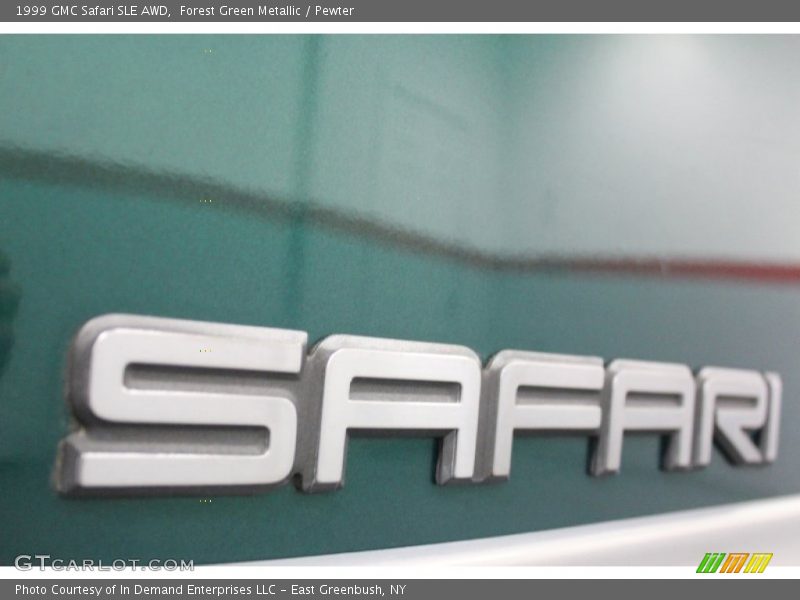 Forest Green Metallic / Pewter 1999 GMC Safari SLE AWD