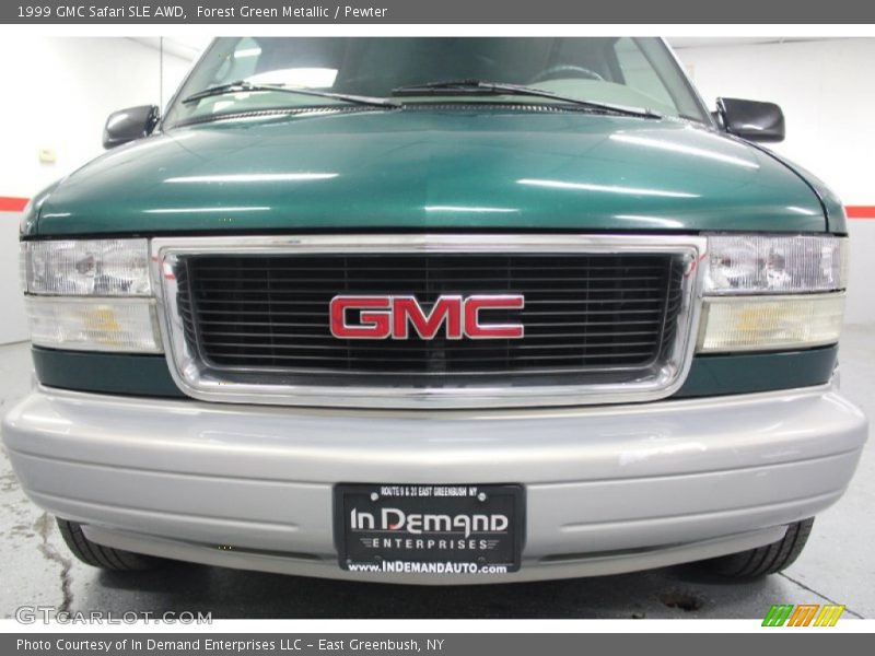 Forest Green Metallic / Pewter 1999 GMC Safari SLE AWD