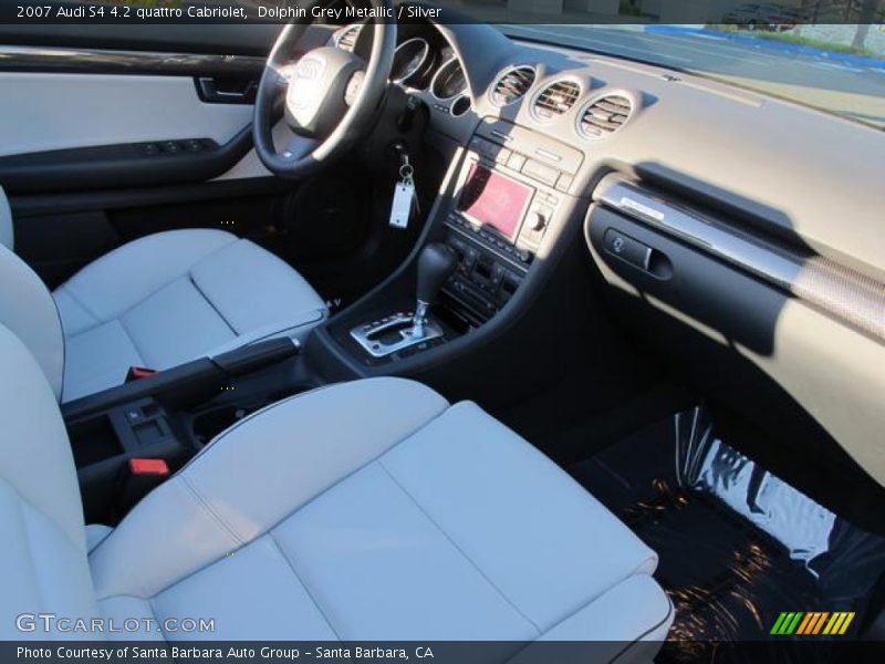 Dolphin Grey Metallic / Silver 2007 Audi S4 4.2 quattro Cabriolet