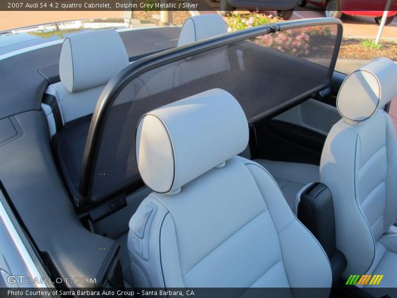 Dolphin Grey Metallic / Silver 2007 Audi S4 4.2 quattro Cabriolet