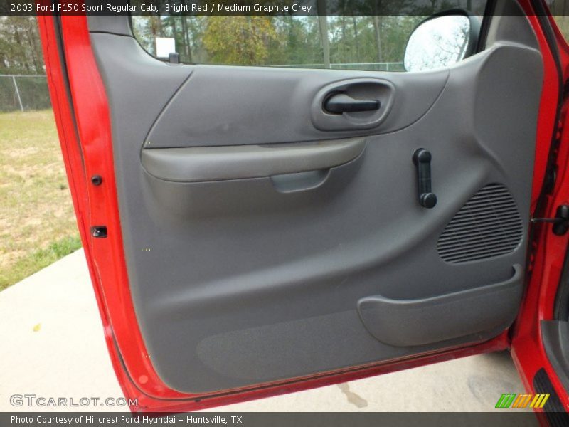 Bright Red / Medium Graphite Grey 2003 Ford F150 Sport Regular Cab