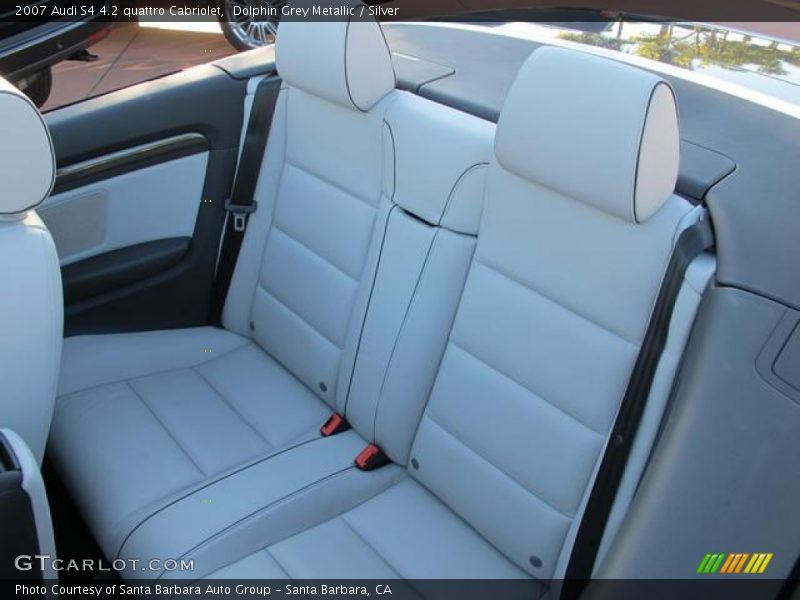 Dolphin Grey Metallic / Silver 2007 Audi S4 4.2 quattro Cabriolet