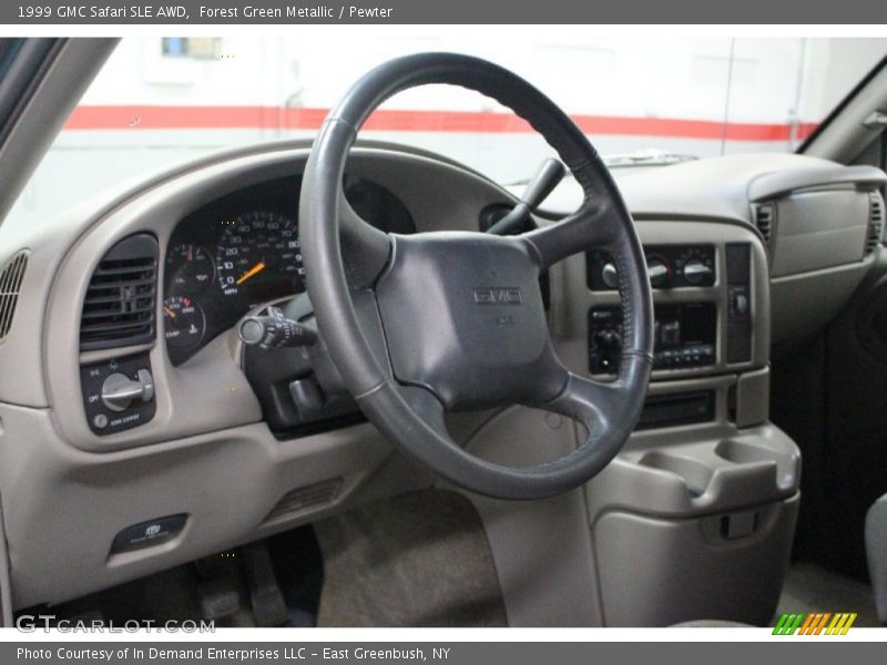 Forest Green Metallic / Pewter 1999 GMC Safari SLE AWD