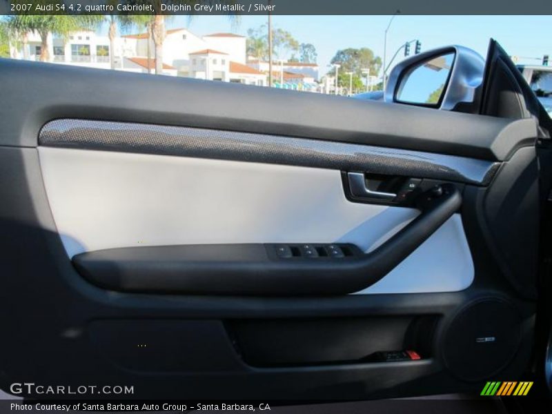 Dolphin Grey Metallic / Silver 2007 Audi S4 4.2 quattro Cabriolet