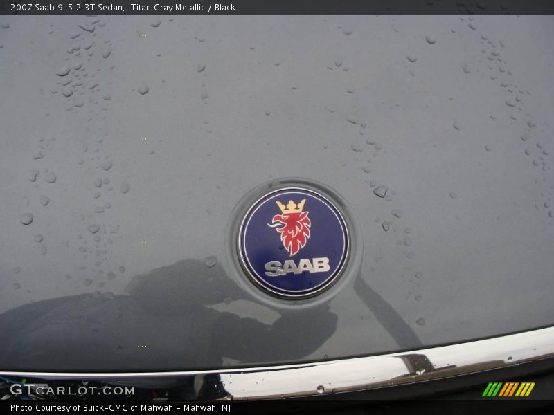 Titan Gray Metallic / Black 2007 Saab 9-5 2.3T Sedan