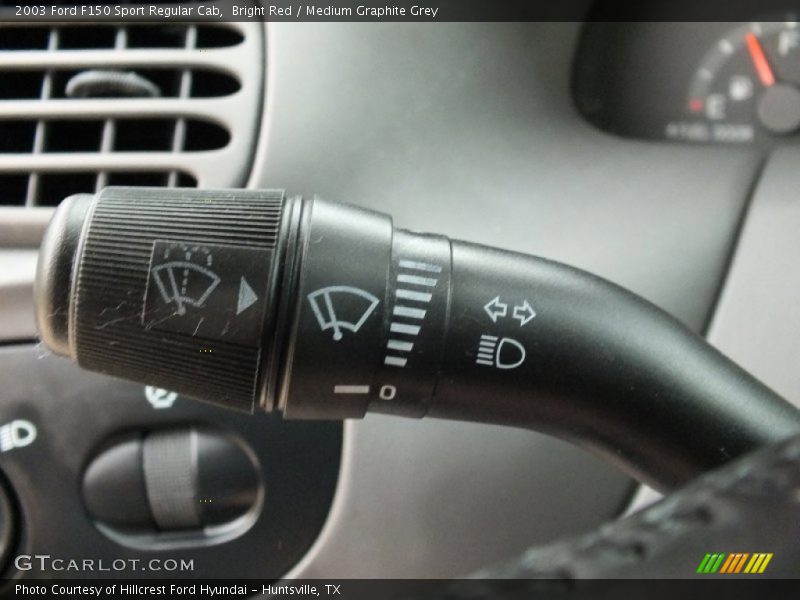 Bright Red / Medium Graphite Grey 2003 Ford F150 Sport Regular Cab