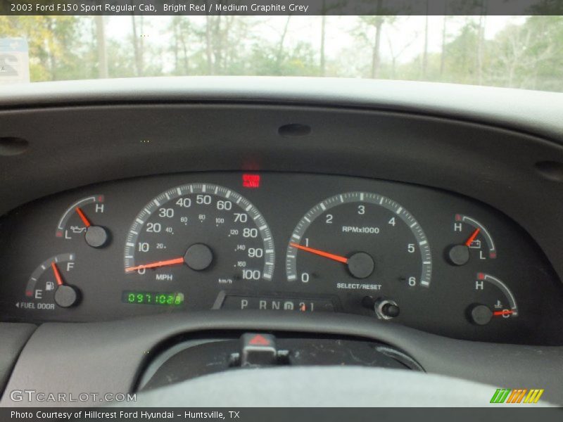  2003 F150 Sport Regular Cab Sport Regular Cab Gauges