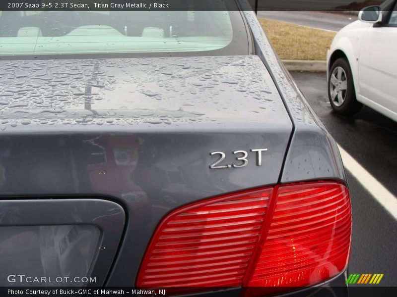 Titan Gray Metallic / Black 2007 Saab 9-5 2.3T Sedan