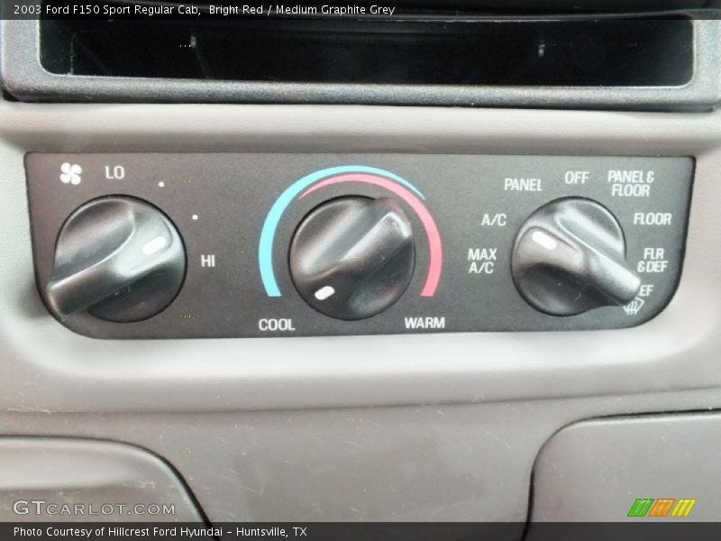 Bright Red / Medium Graphite Grey 2003 Ford F150 Sport Regular Cab