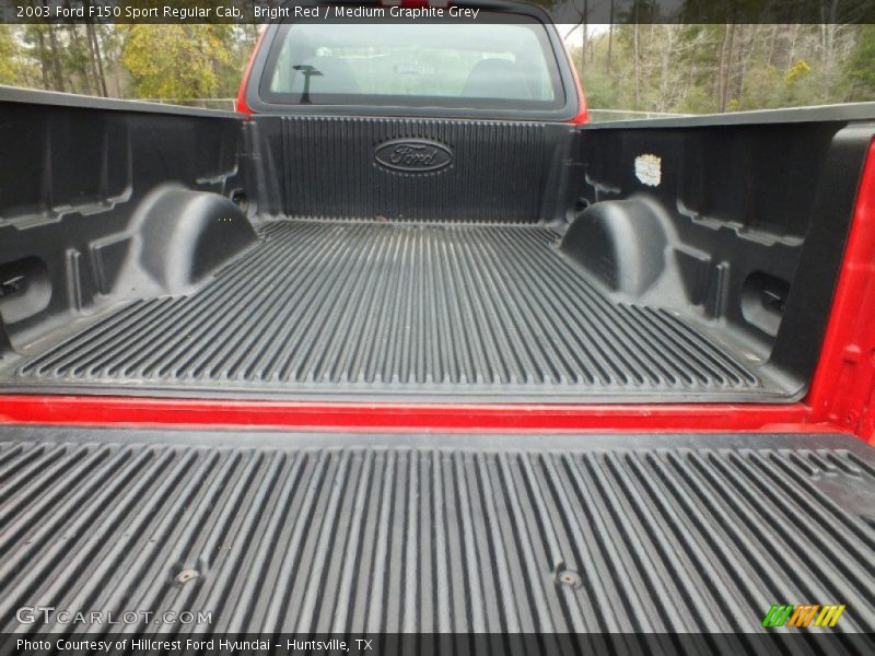 Bright Red / Medium Graphite Grey 2003 Ford F150 Sport Regular Cab