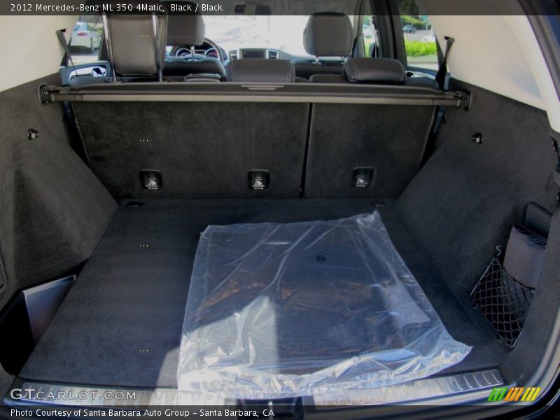 Black / Black 2012 Mercedes-Benz ML 350 4Matic