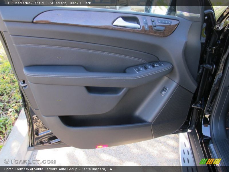 Black / Black 2012 Mercedes-Benz ML 350 4Matic