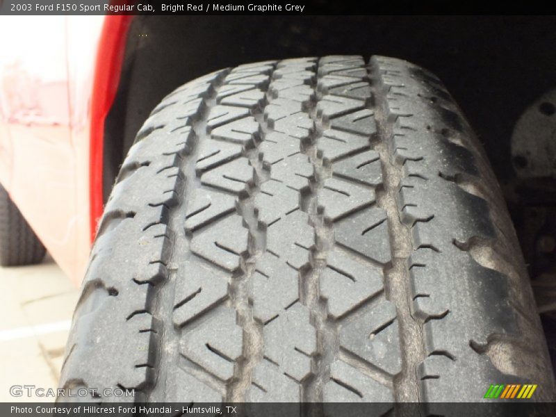 Bright Red / Medium Graphite Grey 2003 Ford F150 Sport Regular Cab