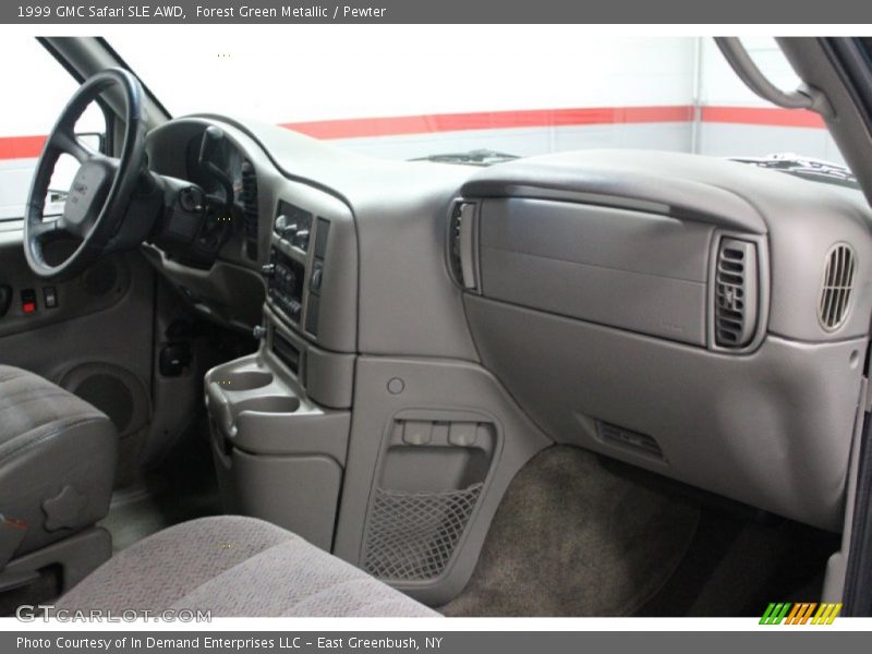 Forest Green Metallic / Pewter 1999 GMC Safari SLE AWD