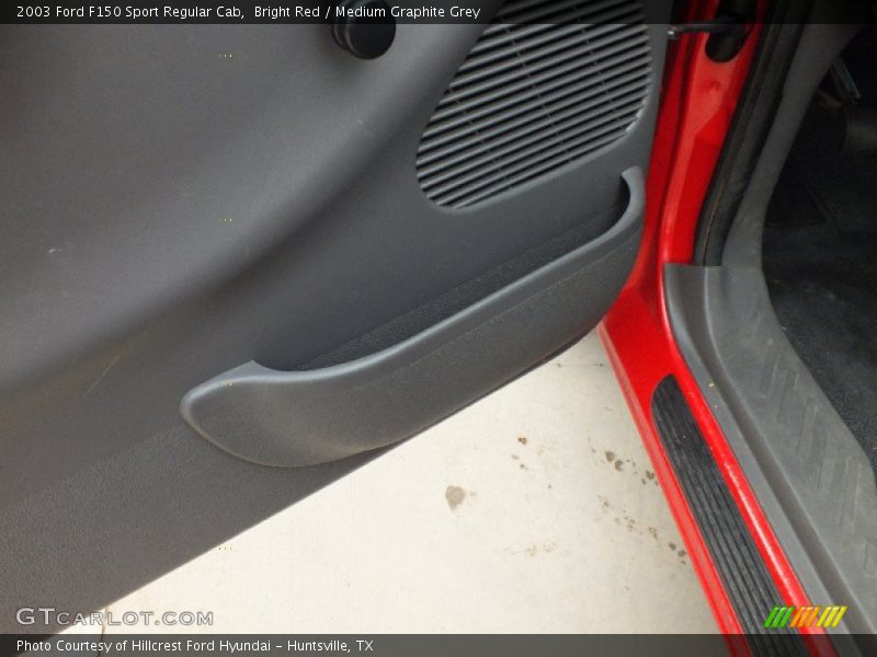 Bright Red / Medium Graphite Grey 2003 Ford F150 Sport Regular Cab