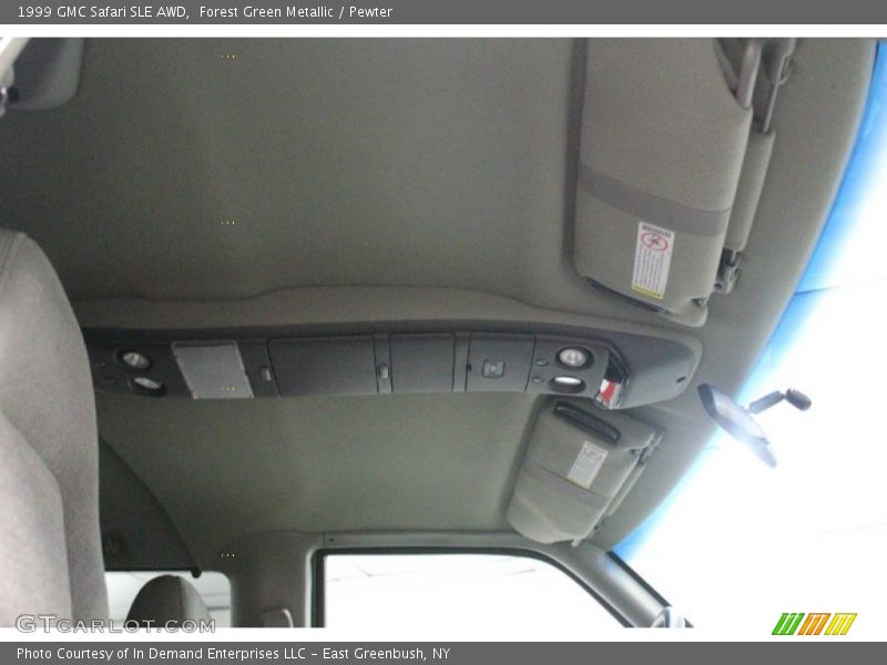 Forest Green Metallic / Pewter 1999 GMC Safari SLE AWD