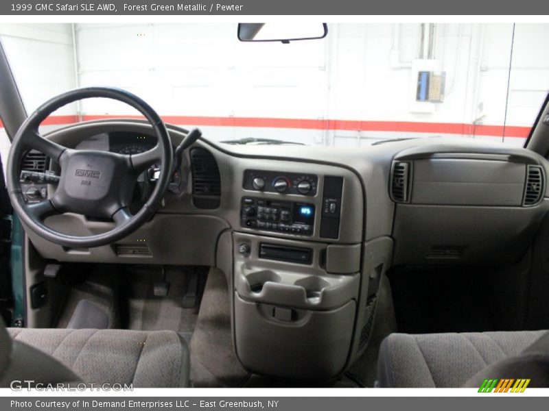 Forest Green Metallic / Pewter 1999 GMC Safari SLE AWD