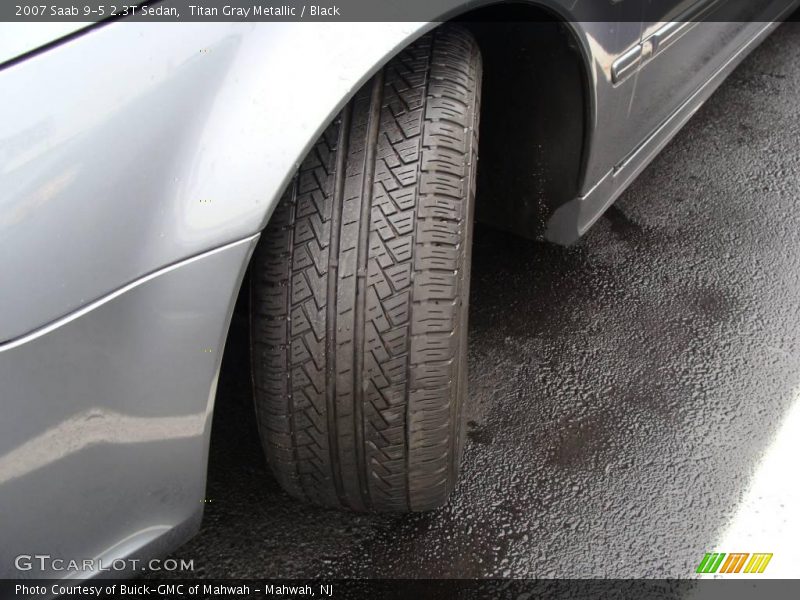 Titan Gray Metallic / Black 2007 Saab 9-5 2.3T Sedan