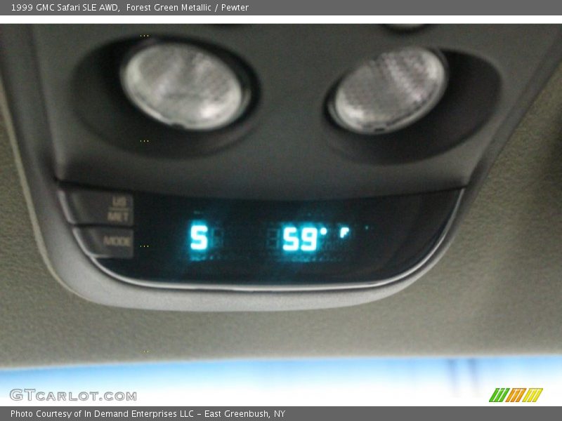Forest Green Metallic / Pewter 1999 GMC Safari SLE AWD