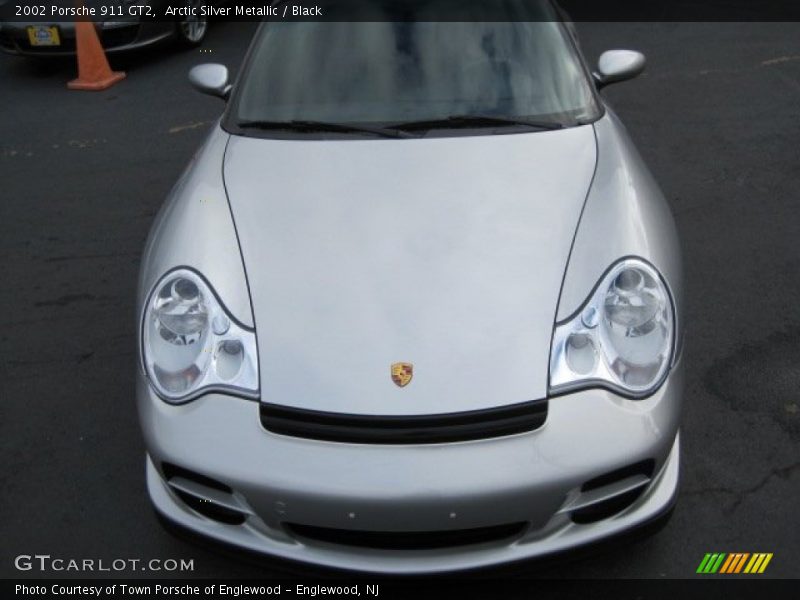 Arctic Silver Metallic / Black 2002 Porsche 911 GT2
