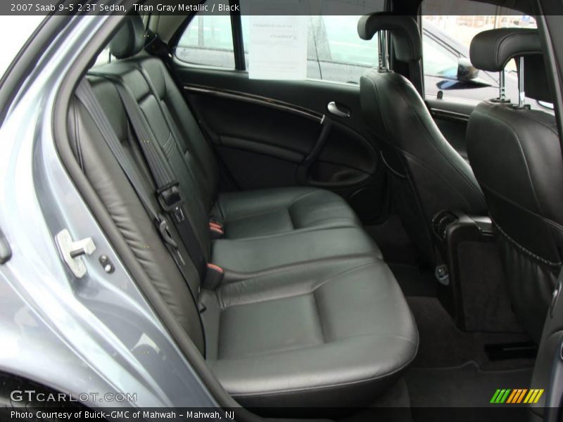 Titan Gray Metallic / Black 2007 Saab 9-5 2.3T Sedan