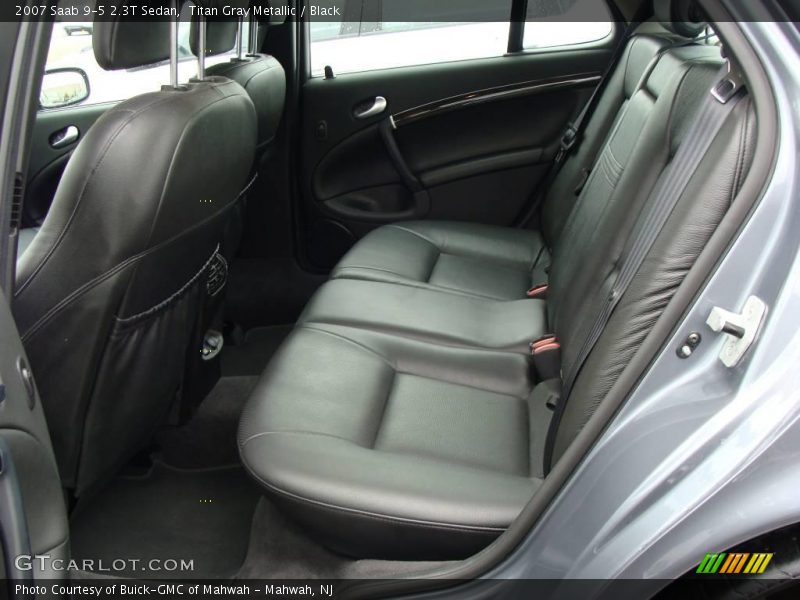 Titan Gray Metallic / Black 2007 Saab 9-5 2.3T Sedan