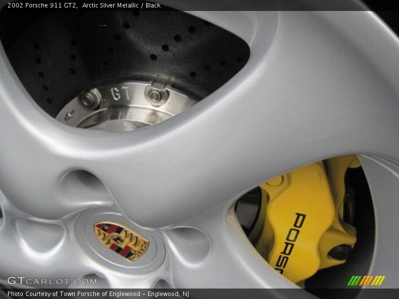 Arctic Silver Metallic / Black 2002 Porsche 911 GT2