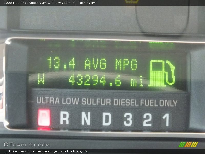 Black / Camel 2008 Ford F250 Super Duty FX4 Crew Cab 4x4