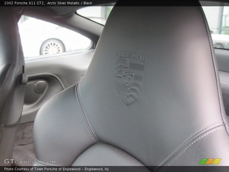 Arctic Silver Metallic / Black 2002 Porsche 911 GT2