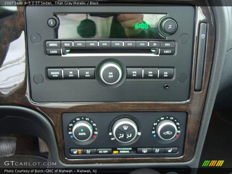 Titan Gray Metallic / Black 2007 Saab 9-5 2.3T Sedan
