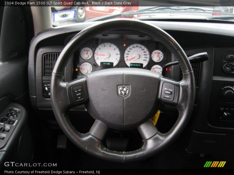 Black / Dark Slate Gray 2004 Dodge Ram 1500 SLT Sport Quad Cab 4x4