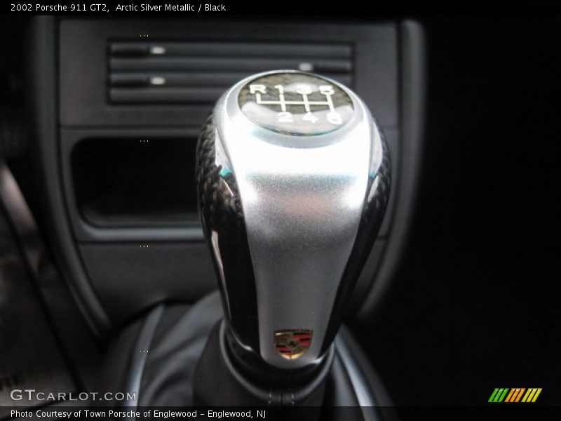 Arctic Silver Metallic / Black 2002 Porsche 911 GT2