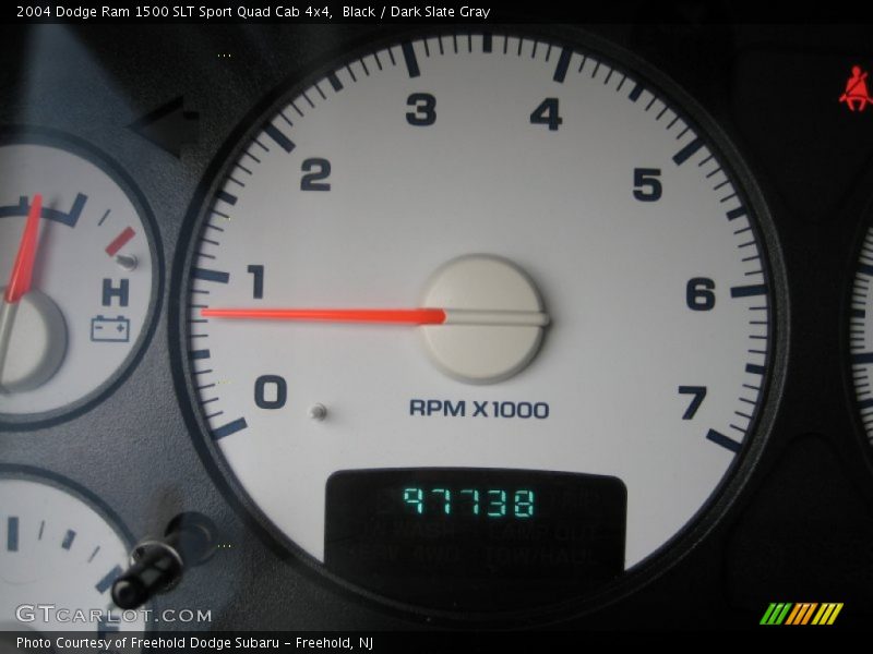 Black / Dark Slate Gray 2004 Dodge Ram 1500 SLT Sport Quad Cab 4x4
