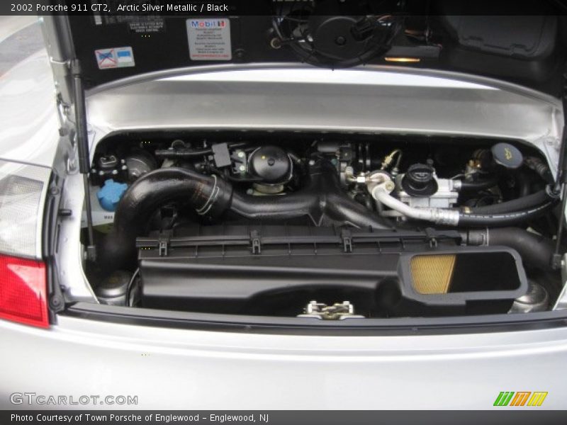 Arctic Silver Metallic / Black 2002 Porsche 911 GT2