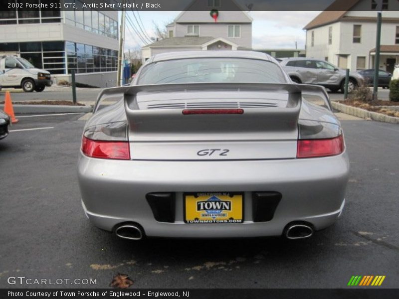 Arctic Silver Metallic / Black 2002 Porsche 911 GT2